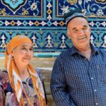 Couple at Shah i Zinda, Samarkand. Maximum Exposure 2017