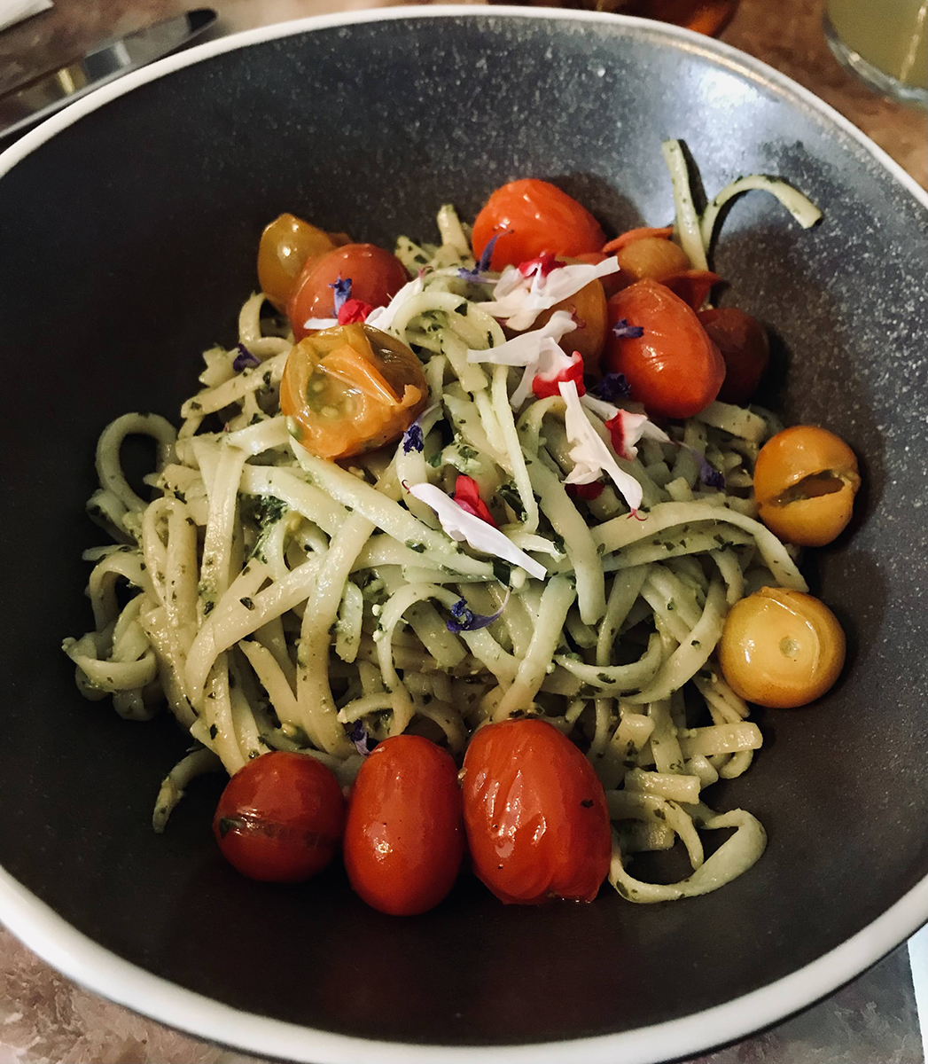 Foraged Main - Sorrel Pesto Linguine