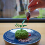 Salon – matcha tea dessert w_ sauce